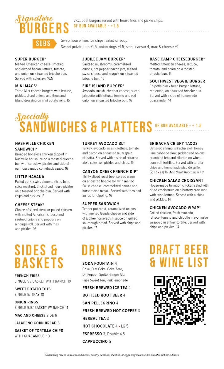 Jubilee Restaurant Menu - Image 3