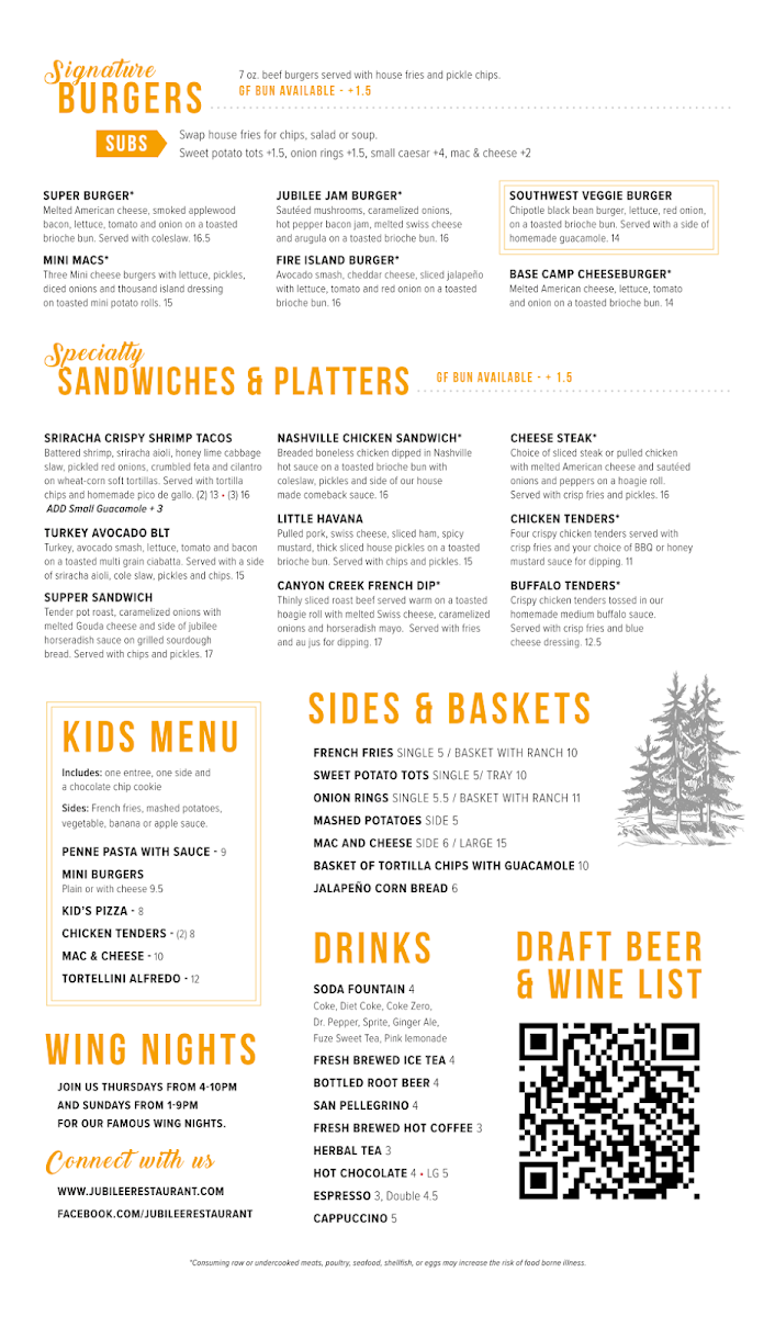 Jubilee Restaurant Menu - Image 4